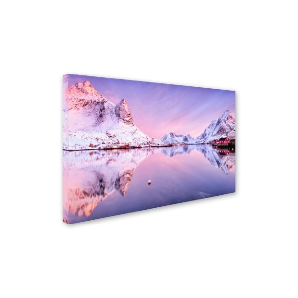 Michael Blanchette Photography 'Fjord Sunrise' Canvas Art,12x19